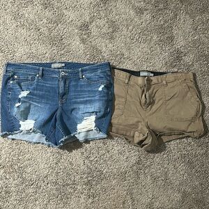Torrid Shorts two pair bundle.